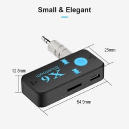 Thiết Bị Truyền Nhận Tín Hiệu Bluetooth 4.0 B' X6 Kèm Mic Cho Xe Hơi 8