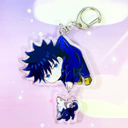 (mua 1 tặng 1) ( Mica ) Móc khóa JUJUTSU KAISEN CHÚ THUẬT HỒI CHIẾN ver TREO THẢ quà tặng dễ thương chibi anime 5