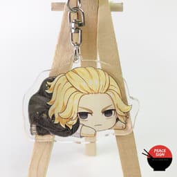 (mua 1 tặng 1) Móc khóa in hình TOKYO REVENGERS ver NẰM Kịch Trường Của Takemichi anime chibi Mica trong acrylic 5