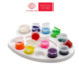 Màu nước Queen (Nữ Hoàng) - Hộp 12 Màu - Chính Hãng - Tặng Kèm Cọ Vẽ - Thêm Dung Tích Màu Trắng - WC302 3