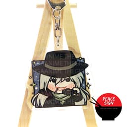 Mua 1 tặng 1 ( VUÔNG CUTE ) Móc khóa DETECTIVE CONAN Thám Tứ Lừng Danh in hình anime chibi Mica trong acrylic 8