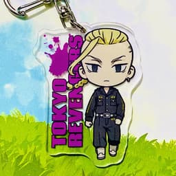 (mua 1 tặng 1) ( Mica ) Móc khóa in hình TOKYO REVENGERS ver LOGO Kịch Trường Của Takemichi anime chibi dễ thương 8