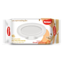 Khăn ướt Huggies chiết xuất Cao cao và Bơ hạt mỡ gói 72 miếng 2