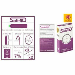 Bao cao su Safefit Thiết Kế siêu mỏng, dẻo dai, Kéo Dài Thời Gian, Truyền Nhiệt Nhanh 3