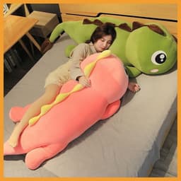 Gấu Bông Khủng Long Đuôi Tim Siêu To Khổng Lồ, Gối Ôm Hình Thú khủng Long Chất Liệu Cao Cấp Siêu Êm miu bedding shope 1