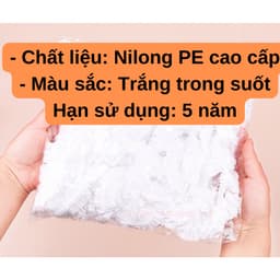 Màng Bọc Thực Phẩm PE HUMA Co Giãn Túi Gấu Bo Chun Siêu Dai 4