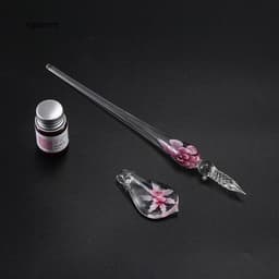 BÚT THỦY TINH HOA TRONG NƯỚC - Bút Chấm Mực Luyện Chữ Hán Cổ Trang Độc Đáo 7