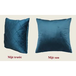 Gối tựa lưng phong cách Châu Âu họa tiết GÂN QUẢ TRÁM chất liệu nhung lụa cao cấp 7