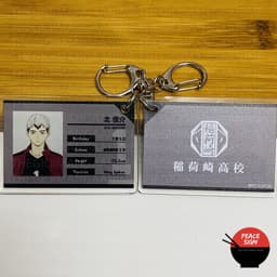 (mua 1 tặng 1) Móc khóa anime mica HAIKYUU! Vua Bóng Chuyền ver THẺ hình in 2 mặt 4
