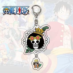 (mua 1 tặng 1) (new) Móc khóa One Piece ver TREO CHIBI mica 2 mảnh anime chibi Đảo hải tặc mẫu mới về 7