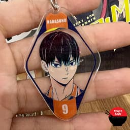 (Mua 1 tặng 1) Móc khóa thành viên KARASUNO HAIKYUU!! VUA BÓNG CHUYỀN anime chibi mica trong acrylic xinh xắn độc đáo 8