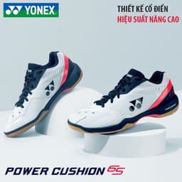 Giày cầu lông nam nữ Yonex SHB65Z3MEX giày thể thao chuyên nghiệp màu trắng đỏ 1