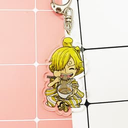 (mua 1 tặng 1) Móc khóa mica in hình anime One Piece Đảo Hải Tặc Sanji hình in 2 mặt 7