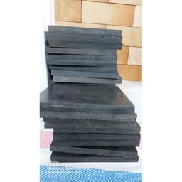 Thớt nhựa để đục lỗ đóng khoen nút làm đồ thủ công Màu đen Size dày 1.5 x 15 x 20cm 5