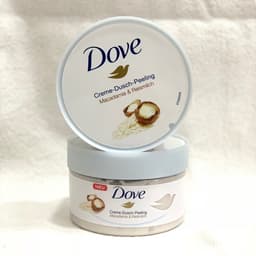 Dove Creme Dusch Peeling Macadamia & Reismilch - Tẩy Da Chết Toàn Thân Từ Hạt Macca & Sữa Gạo 225ml (Bản Đức) 4