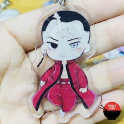 (Mua 1 tặng 1) Móc khóa mica TOKYO REVENGERS ver BONTEN ARC hình in 2 mặt 6