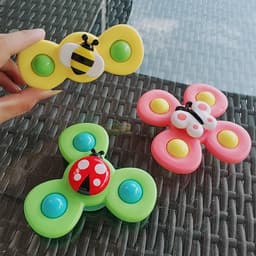 Set 3 con quay spinner, con quay đồ chơi chong chóng dính tường, âm thanh vui nhộn cho bé 2