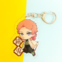 Mua 1 tặng 1 (Mica trong acrylic) Móc khóa KIMETSU NO YAIBA THANH GƯƠM DIỆT QUỶ VER KÈM BẢNG TÊN quà tặng xinh xắn 5