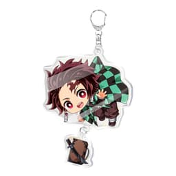 (Mua 1 tặng 1) Móc Khóa Trong Acrylic Nhân Vật Demon Slayer: Kimetsu No Yaiba Thanh Gươm Diệt Quỷ Anime Chibi 3