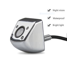 Camera lùi 4 đèn hồng ngoại vỏ mạ crom jack AV 2