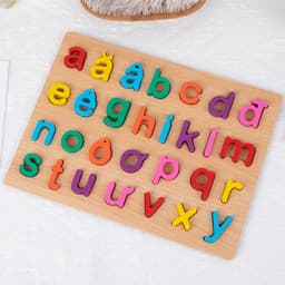 Bảng chữ cái tiếng việt, bảng chữ cái gỗ nổi chữ và số cho bé, kích thước 30x22cm, giúp bé phát triển tư duy 5