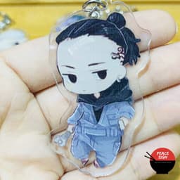 (Mua 1 tặng 1) Móc khóa mica TOKYO REVENGERS ver BONTEN ARC hình in 2 mặt 5