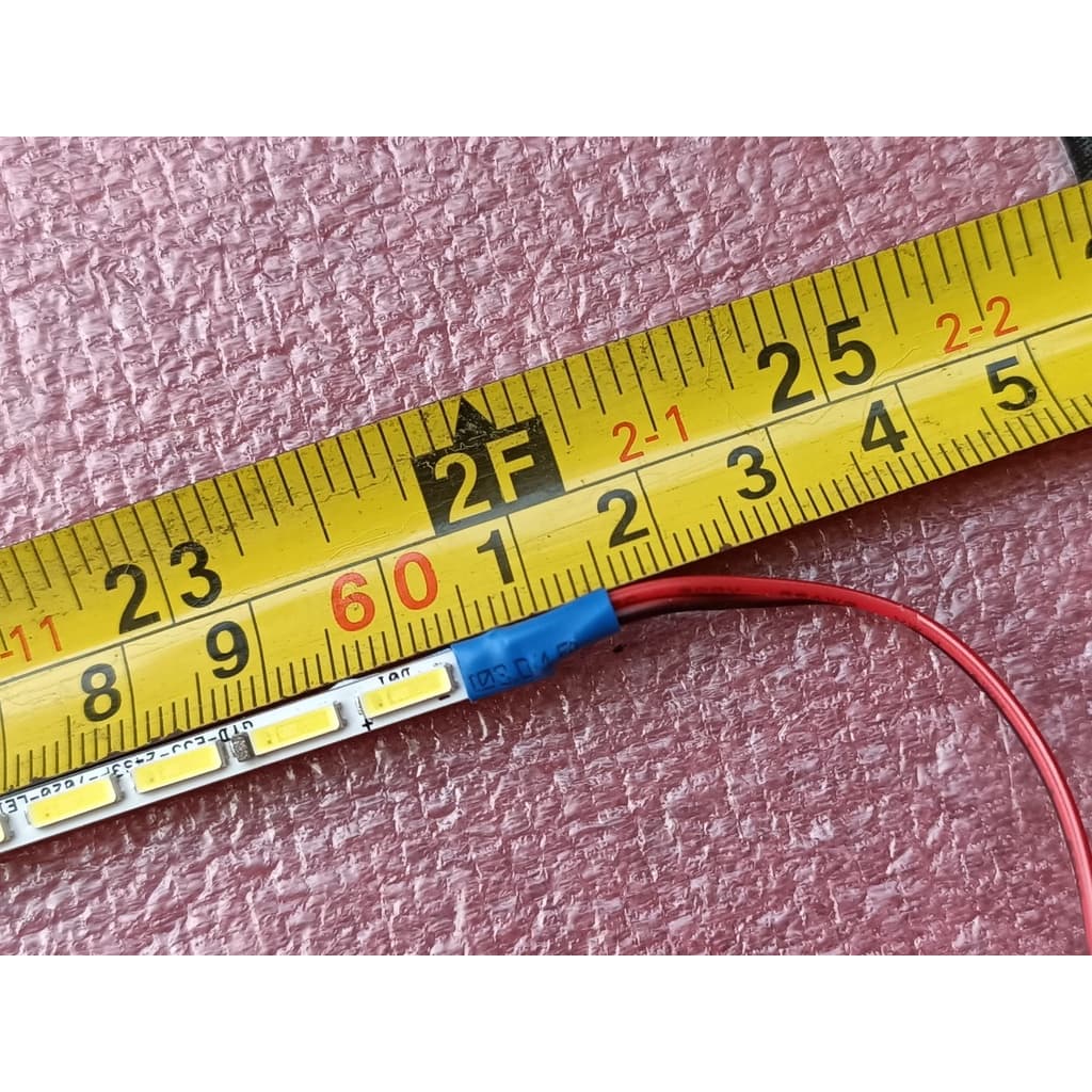 THANH ĐÈN LED VIỀN TIVI ASANZO 55SK900 VÀ CÁC HIỆU KHÁC, HÀNG MỚI 100%, BỘ 2 THANH, MỖI THANH 72 BÓNG 3V, DÀI 61cm