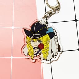 Mua 1 tặng 1 (Mica trong acrylic) Móc khóa One Piece Đảo Hải Tặc ver TREO NGƯỜI quà tặng dễ thương anime chibi 7