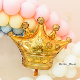 Bóng vương miện trang trí sinh nhật size to và size nhỏ 3