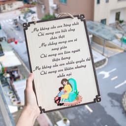 Bảng Gỗ Qui tắc gia đình hạnh phúc, vợ chồng, câu nói hay ý nghĩa gia đình decor trang trí nhà cửa 7