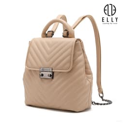 [Tặng hộp 20.10]  Balo nữ cao cấp da thật ELLY – EB42 2