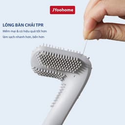 Chổi Cọ Nhà Vệ Sinh JYoohome Cây Cọ Toilet Bồn Cầu Bằng Silicon Tiện Ích Vệ Sinh Nhà Cửa 3