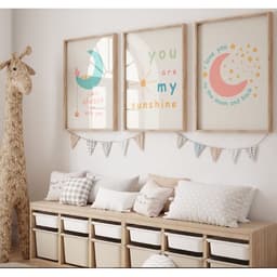 Tranh canvas treo tường trang trí phòng trẻ em NEW145 6