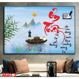Tranh Laminate Tráng Gương Treo Tường Tri Ân 20/11 - Chữ Thư Pháp Công Ơn Thầy Cô Kỷ Niệm 20 Năm Về Thăm Trường 3