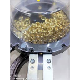 1KG Khoen ore mắt cáo 8mm Sắt xi màu VÀNG Chân thấp Khuy ore mắt cáo bấm bạt, túi giấy Không long đền 7