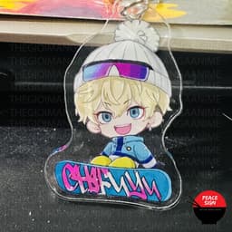 (mua 1 tặng 1) ( mica ) Móc khóa TOKYO REVENGERS ver TRƯỢT TUYẾT Kịch Trường Của Takemichi anime chibi xinh xắn 7
