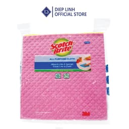Combo 3 Khăn lau đa năng Scotch Brite 3M 20x18cm không gây trầy xước, thấm hút nước gấp 5 lần, không để lại bụi 2