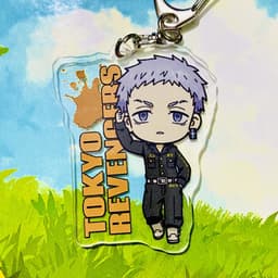 (mua 1 tặng 1) ( Mica ) Móc khóa in hình TOKYO REVENGERS ver LOGO Kịch Trường Của Takemichi anime chibi dễ thương 3