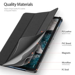 [Chính Hãng DUX DUCIS] Bao Da MTB NOKIA T20 10.4" DOMO Series Lưng Cứng Vải Jean 5