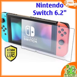 Kính CL Máy Game Nintendo Switch 6.2" Cường Lực Trong Suốt 2.5D-9H 1