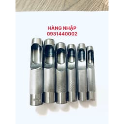 Cây đục lỗ Dụng cụ đục lỗ tròn bằng thép Việt nam và hàng Nhập khẩu, đầy đủ các loại size, sắc bén 3