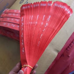 [COMBO 300 CÁI] giấy xỏ đũa - Giấy bao đũa- màu đỏ/ màu xanh 4