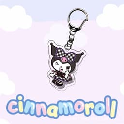 Móc Khóa Bằng Acrylic Hình Kuromi Đáng Yêu 7