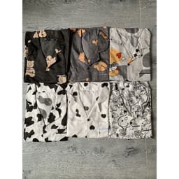 Đồ Ngủ Nữ Ngắn Tay - Pyjama Nữ - Bộ Ngủ Quần Đùi Cộc Tay Mặc Nhà Chất Kate Lụa Mềm Mát 9