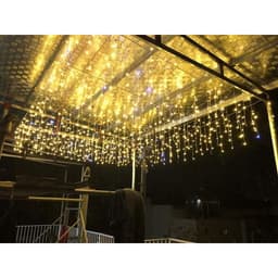 ''Đèn Rèm'' /6M thả 60cm/24 sợi Led Rủ  Trang Trí Ngoài Trời Trang Trí Nhà Cửa ''TH'' 6