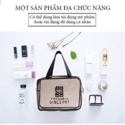 Sét 3 Túi Trong Suốt Đựng Đồ Mỹ Phẩm Đi Du Lịch Thời Trang 3