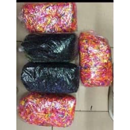 Sỉ 1kg chun buộc tóc bản to , bản nhỏ siêu dai đủ màu 5