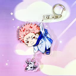 (mua 1 tặng 1) ( Mica ) Móc khóa JUJUTSU KAISEN CHÚ THUẬT HỒI CHIẾN ver TREO THẢ quà tặng dễ thương chibi anime 7