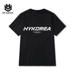 Áo Thun Tay Lỡ 100 Cotton HY Korea In Hình HYKOREA 334 Form Rộng Nam Nữ 1