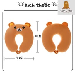 Gối Chữ U Kê Cổ, Gối Kê Cổ Chống Đau Mỏi Vai Gáy Văn Phòng, Đi Máy Bay, Du Lịch Nhiều Màu 5
